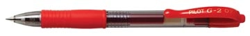 Een Pilot roller intrekbare Gelpen G-2 rood koop je bij Muys Kantoor & Kado