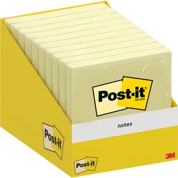 Een Post-it Notes, 100 vel, ft 76 x 76 mm, kanariegeel (canary yellow) koop je bij Muys Kantoor & Kado