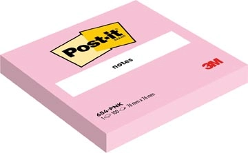 Een Post-it Notes, 100 vel, ft 76 x 76 mm, roze (flamingo pink) koop je bij Muys Kantoor & Kado