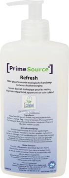 Een Primesource handzeep Refresh Eco, fles met pomp van 500 ml koop je bij Muys Kantoor & Kado