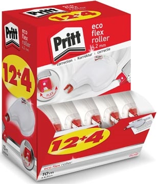 Een Pritt correctieroller Eco Flex, value pack met 12+4 stuks koop je bij Muys Kantoor & Kado