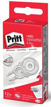 Een Pritt vulling voor correctieroller Refill Flex 6 mm x 12 m, in ophangdoosje koop je bij Muys Kantoor & Kado