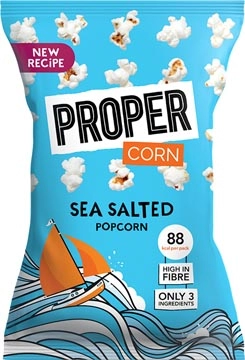 Een Proper popcorn Sea Salt, zak van 20 g koop je bij Muys Kantoor & Kado