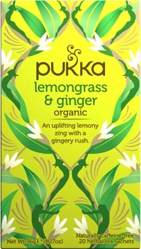 Een Pukka thee bio, Lemongrass - Ginger, pak van 20 stuks koop je bij Muys Kantoor & Kado