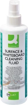 Een Q-CONNECT reinigingsspray voor whiteboards, 250 ml koop je bij Muys Kantoor & Kado