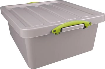 Een Really Useful Box Recycled opbergdoos 31,5 l, nestbaar, grijs koop je bij Muys Kantoor & Kado