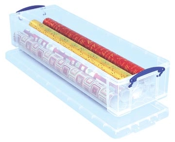 Een Really Useful Box opbergdoos 22 liter, transparant koop je bij Muys Kantoor & Kado