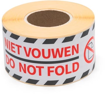 Een Rillprint etiketten Niet vouwen, ft 46 x 125 mm, rol van 250 stuks koop je bij Muys Kantoor & Kado