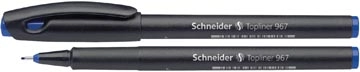 Een Schneider Fineliner Topliner 967 blauw koop je bij Muys Kantoor & Kado