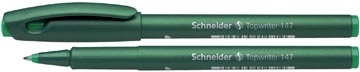 Een Schneider fineliner topwriter 147 groen koop je bij Muys Kantoor & Kado