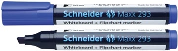 Een Schneider whiteboard + flipchart marker Maxx 293 blauw koop je bij Muys Kantoor & Kado