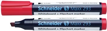 Een Schneider whiteboard + flipchart marker Maxx 293 rood koop je bij Muys Kantoor & Kado