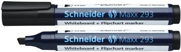 Een Schneider whiteboard + flipchart marker Maxx 293 zwart koop je bij Muys Kantoor & Kado