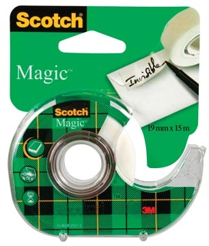 Een Scotch plakband Magic Tape ft 19 mm x 15 m koop je bij Muys Kantoor & Kado