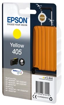 Een Epson inktcartridge 405, 300 pagina's, OEM C13T05G44010, geel koop je bij Muys Kantoor & Kado