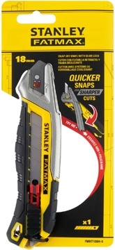 Een Stanley Fatmax cutter Quick Snap 18 mm koop je bij Muys Kantoor & Kado