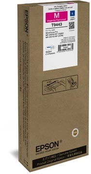 Een Epson inktcartridge WF-C5xxx series L, 3.000 pagina's, OEM C13T944340, magenta koop je bij Muys Kantoor & Kado