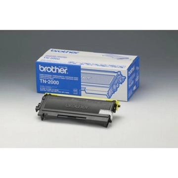 Een Brother toner, 2.500 pagina's, OEM TN-2000, zwart koop je bij Muys Kantoor & Kado