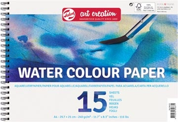 Een Talens Art Creation aquarelpapier, 240 g/m², ft A4, blok met 15 vellen koop je bij Muys Kantoor & Kado