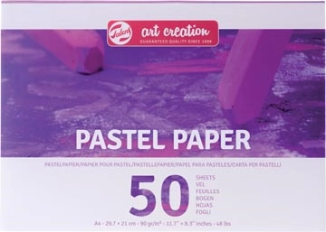 Een Talens Art Creation pastelpapier, 90 g/m², ft A4, blok met 50 vellen koop je bij Muys Kantoor & Kado