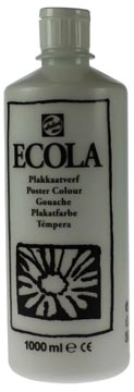 Een Talens Ecola plakkaatverf flacon van 1000 ml, wit koop je bij Muys Kantoor & Kado