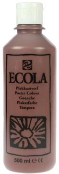 Een Talens Ecola plakkaatverf flacon van 500 ml, bruin koop je bij Muys Kantoor & Kado