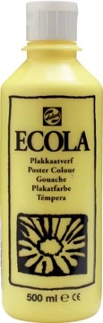 Een Talens Ecola plakkaatverf flacon van 500 ml, citroengeel koop je bij Muys Kantoor & Kado