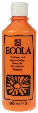 Een Talens Ecola plakkaatverf flacon van 500 ml, oranje koop je bij Muys Kantoor & Kado