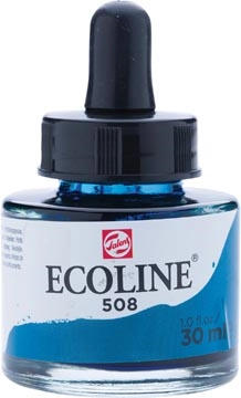 Een Talens Ecoline waterverf flacon van 30 ml, pruisischblauw koop je bij Muys Kantoor & Kado