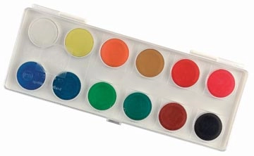 Een Talens dekkende aquarelverf, set met 12 napjes koop je bij Muys Kantoor & Kado