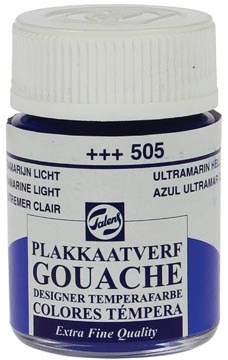 Een Talens plakkaatverf Extra Fijn flacon van 16 ml, licht ultramarijn koop je bij Muys Kantoor & Kado