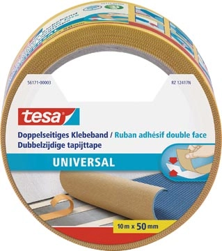 Een Tesa dubbelzijdige tapijttape ft 50 mm x 10 m koop je bij Muys Kantoor & Kado