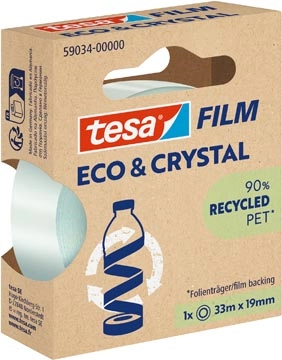 Een Tesafilm eco & crystal, ft 19 mm x 33 m koop je bij Muys Kantoor & Kado