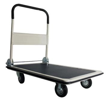 Een Toolland transportwagen, ft 91 x 61 x 87 cm, maximum 300 kg koop je bij Muys Kantoor & Kado