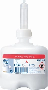 Een Tork Toiletbril Reiniger S2 Premium, fles van 750 ml koop je bij Muys Kantoor & Kado