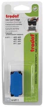 Een Trodat vervangkussen blauw, voor stempel 4911/4820/4822/4846, blister met 2 stuks koop je bij Muys Kantoor & Kado