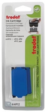 Een Trodat vervangkussen blauw, voor stempel 4912, blister met 2 stuks koop je bij Muys Kantoor & Kado