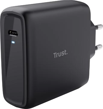 Een Trust Maxo USB-C oplader, 100 W koop je bij Muys Kantoor & Kado