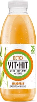 Een Vit Hit vitaminedrank Detox, flesje van 50 cl, pak van 12 stuks koop je bij Muys Kantoor & Kado