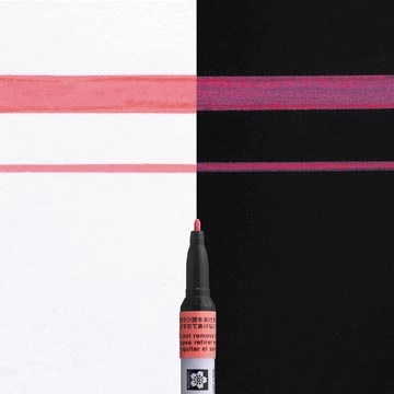 Een Sakura paint Marker Pen-Touch, fine, fluorescerend rood koop je bij Muys Kantoor & Kado