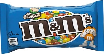 Een m&m's crispy, zakje van 36 g, pak van 24 stuks koop je bij Muys Kantoor & Kado