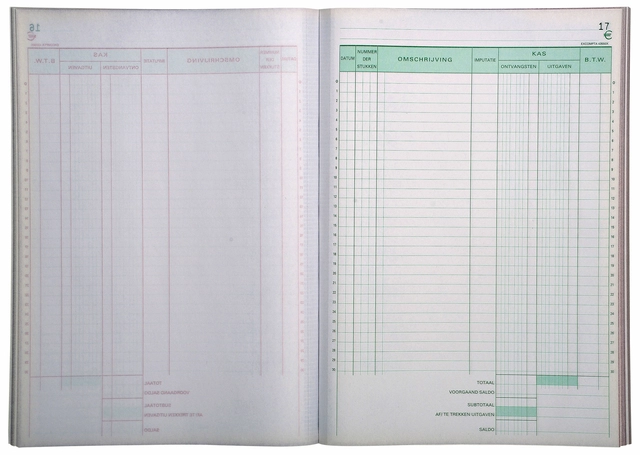 Een Kasboek Exacompta Manifold dupli 50vel koop je bij VHK Kantoorartikelen