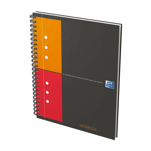 Een Spiraalblok Oxford International Notebook A5+ ruit 5mm koop je bij VHK Kantoorartikelen