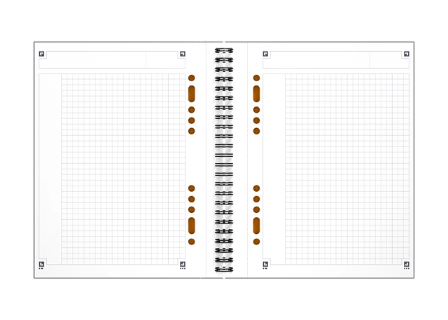 Een Spiraalblok Oxford International Notebook A5+ ruit 5mm koop je bij VHK Kantoorartikelen