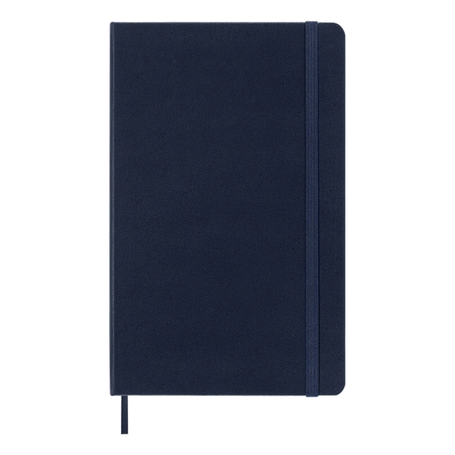 Een Notitieboek Moleskine large 130X210mm lijn hard cover sapphire blue koop je bij Hoekmankantoorartikelen.nl