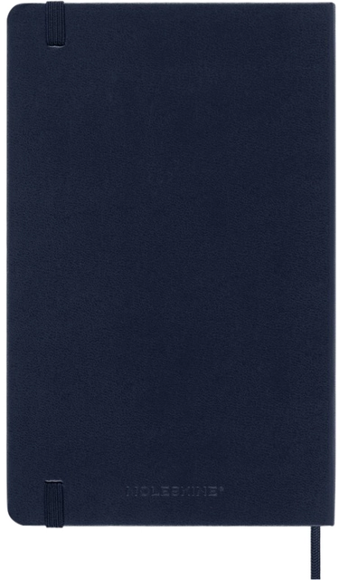 Een Notitieboek Moleskine large 130X210mm lijn hard cover sapphire blue koop je bij Hoekmankantoorartikelen.nl