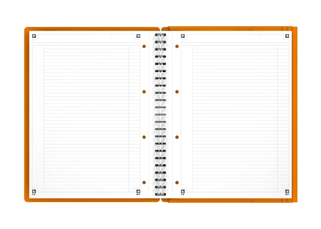 Een Spiraalblok Oxford International Meetingbook A4+ lijn koop je bij VHK Kantoorartikelen