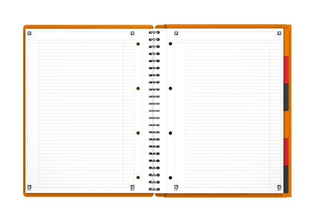 Een Spiraalblok Oxford International Organiserbook A4+ lijn koop je bij VHK Kantoorartikelen