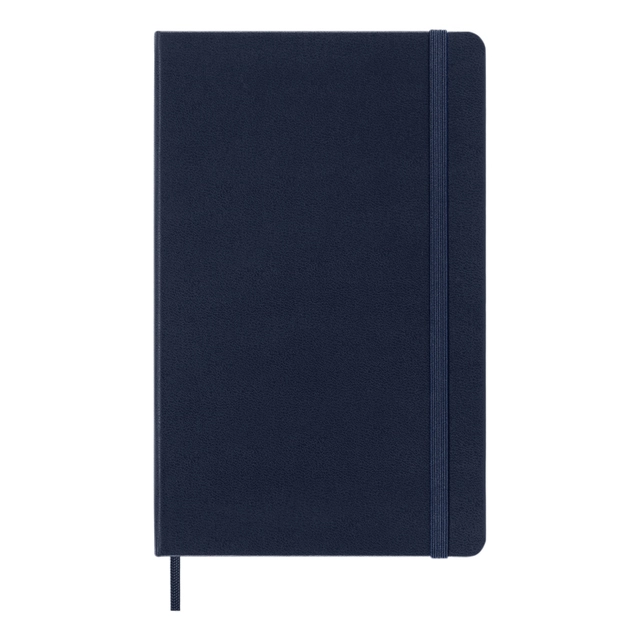 Een Notitieboek Moleskine large 130x210mm blanco hard cover sapphire blue koop je bij VHK Kantoorartikelen