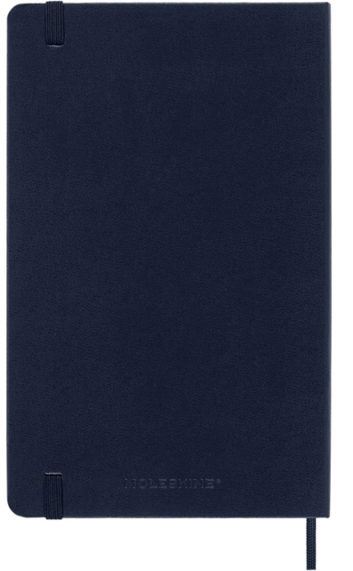 Een Notitieboek Moleskine large 130x210mm blanco hard cover sapphire blue koop je bij VHK Kantoorartikelen